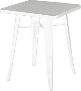 meet powered by PAPERFLOW URBAN Beistelltisch Stahl weiß 60,0 x 60,0 x 73,0 cm