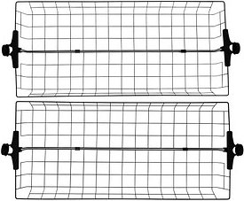 Thumbnail - 2 WENKO Herkules Ablagen für Garderobensystem schwarz 94,0 x 38,0 x 8,0 cm