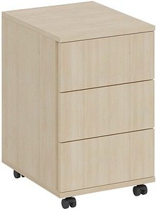 fm home office Rollcontainer ahorn 3 Auszüge 40,0 x 48,0 x 63,0 cm