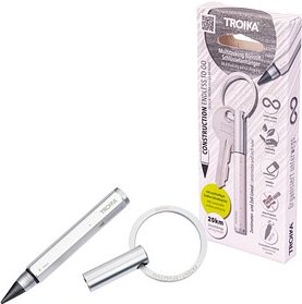 Thumbnail - TROIKA® ENDLESS TO GO Bleistift HB silber, 1 St.