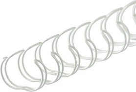 Thumbnail - LMG Drahtbinderücken weiß für 135 Blatt, 50 St.