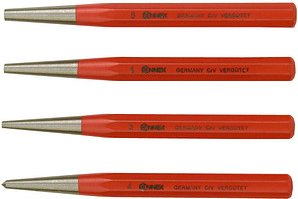 CONNEX Körner-Set flach, spitz 4-teilig