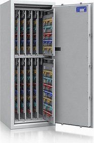 Thumbnail - ISS safe4key Schlüsseltresor grau mit 1040 Haken Elektronikschloss