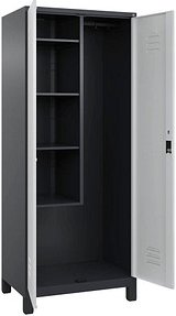 CP Putzmittelschrank Classic Plus 080110-02 S10012 anthrazitgrau, lichtgrau 80,0 x 50,0 x 195,0 cm, aufgebaut, 1 St.