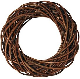 Rayher Bastelkranz dunkelbraun aus Weiden ungeschält Ø 25,0 cm, 1 St.