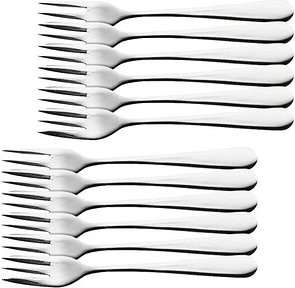 HEPP Kuchengabeln Carlton silber, 12 St.