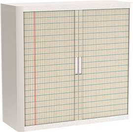 PAPERFLOW easyOffice Contents Rollladenschrank 61978 2 Fachböden 110,0 x 41,5 x 104,0 cm