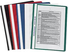 50 Schnellhefter Kunststoff farbsortiert DIN A4