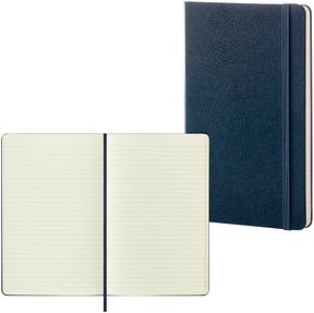 MOLESKINE Notizbuch Classic Collection fester Einband ca. DIN A5 liniert, saphir Hardcover 240 Seiten, 1 St.