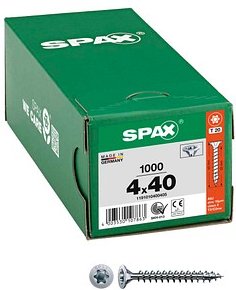 Thumbnail - SPAX® Universalschrauben T20 Senkkopf WIROX 1191010400405 4 mm x 40 mm, 1.000 St.