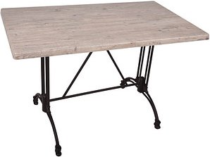 Thumbnail - Garden Pleasure MORENA Bistrotisch rechteckig Spanplatte hellbraun 110,0 x 70,0 x 74,0 cm, 1 St.