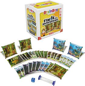 Thumbnail - Carletto Brain Box Finde den Unterschied Tiere Geschicklichkeitsspiel, 1 St.