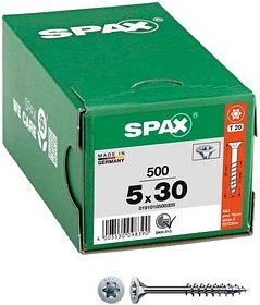Thumbnail - SPAX® Universalschrauben T20 Senkkopf WIROX 0191010500305 5 mm x 30 mm, 500 St.