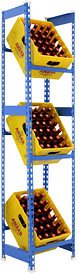 Thumbnail - Simonrack Getränkekistenregal SIMONBOTTLE 3 8435104962442 blau 40,0 x 30,0 x 180,0 cm