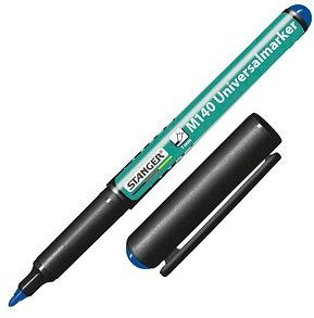 Thumbnail - STANGER Universal M140 Permanentmarker blau 1,0 mm, 1 St.
