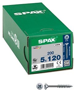 Thumbnail - SPAX® Universalschrauben Z2 Senkkopf WIROX 1081010501205 5 mm x 120 mm, 200 St.