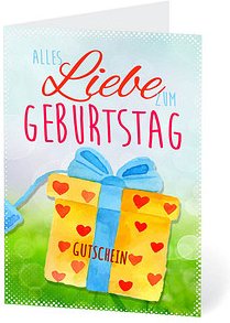 LUMA Gutschein Geschenk AM1033 DIN B6, 1 St.