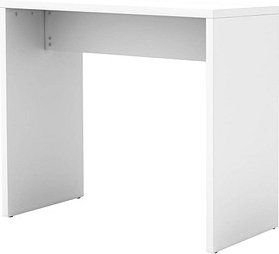 HAMMERBACHER Stehtisch Meeting Point MP 120 weiß rechteckig, Wangen-Gestell weiß, 120,0 x 65,0 x 108,3 cm