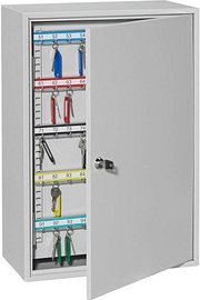 ISS Regensburg Schlüsselkasten grau mit 300 Haken Zylinderschloss