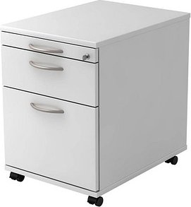 HAMMERBACHER AC20 Rollcontainer weiß 3 Auszüge 42,8 x 58,0 x 59,0 cm