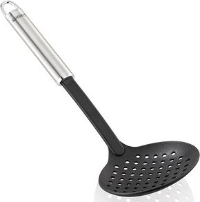 Thumbnail - LEIFHEIT Schaumlöffel Edelstahl schwarz, silber, 1 St.