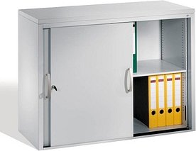 CP Schiebetürenschrank C 2000 Acurado, 5725-00 S10068 lichtgrau 1 Fachboden 100,0 x 40,0 x 72,0 cm