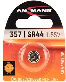 Thumbnail - ANSMANN Knopfzelle SR44/357 Silberoxid 1,5 V, 1 St.