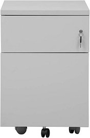 Gürkan Rollcontainer lichtgrau 2 Auszüge 40,0 x 60,0 x 62,0 cm