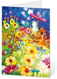 LUMA Grußkarte Blumenwiese LU1736 DIN B6, 1 St.