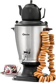 Bartscher Heißwasserspender Samowar silber 3,2 l 2000 W