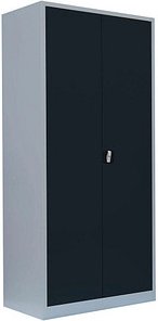 LÜLLMANN Metallschrank 530348 anthrazit, lichtgrau 92,5 x 42,2 x 195,0 cm, aufgebaut, 1 St.