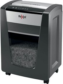 Rexel Momentum X420 Aktenvernichter mit Partikelschnitt P-4, 4 x 40 mm, bis 20 Blatt, schwarz