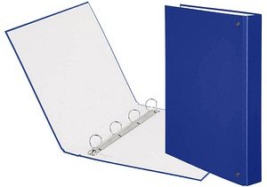 VELOFLEX Basic Ringbuch 4-Ringe blau 4,0 cm DIN A4, 1 St.