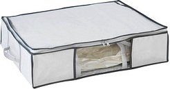 Thumbnail - WENKO Soft Box M Vakuum-Unterbettkommode perlweiß/grau 65,0 x 15,0 x 50,0 cm, 1 St.