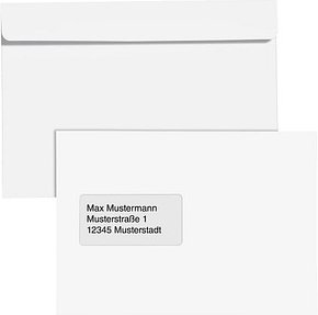 MAILmedia Briefumschläge Revelope® Professional DIN C5 mit Fenster offset weiß selbstklebend 500 St.