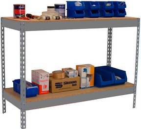 Simonrack Werkbank SIMONWORK BASIC 2 grau 120,0 x 60,0 x 90,0 cm