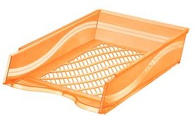 bene Briefablage orange-transparent