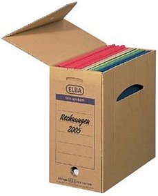 ELBA Archivboxen tric system braun 16,0 x 34,1 x 31,5 cm, 6 St.