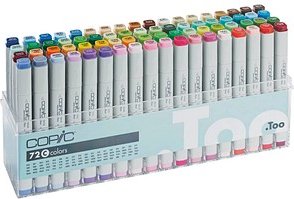 COPIC® Classic C Layoutmarker-Set farbsortiert 1,0 + 6,0 mm, 72 St.