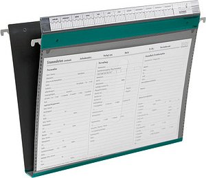 Thumbnail - BOI Patienten-Dokumentations-Hängemappe 4-Ringe PMH4R grün Boden: 2,5 cm, 1 St.
