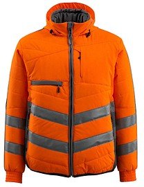 Thumbnail - MASCOT® unisex Warnjacke Dartford warnorange, anthrazit Größe L