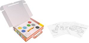 JOVI Bastelset Play & Fun Sand Painting Kit Transport mehrfarbig