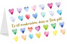 LUMA Grußkarte Es ist wunderschön, dass es Dich gibt. DIN B6, 1 St.