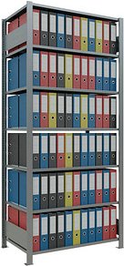 SCHULTE Schwerlastregal MULTIplus 150 17767 silber 100,0 x 60,0 x 230,0 cm