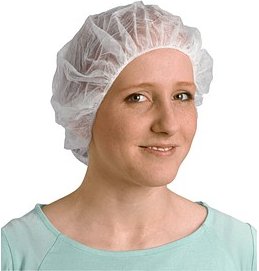 franz mensch unisex Baretthauben weiß Einheitsgröße 100 St.