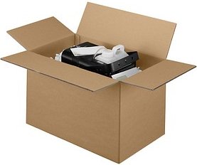 Nestler Wellpapp-Faltkartons 2-wellig braun 61,3 x 36,3 x 37,8 cm Außenmaß, 20 St.