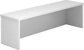 HAMMERBACHER Thekenaufsatz gerade, lichtgrau 115,0 x 32,0 x 35,0 cm