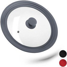 Thumbnail - relaxdays Universal-Topfdeckel grau 31,5 cm