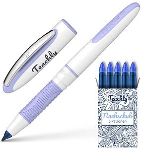 Teachly Superstudent Tintenroller Flieder 0,6 mm, Schreibfarbe: blau, 1 St.