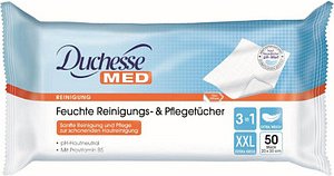 Duchesse MED Feuchttücher 1-lagig weiß, 50 Tücher